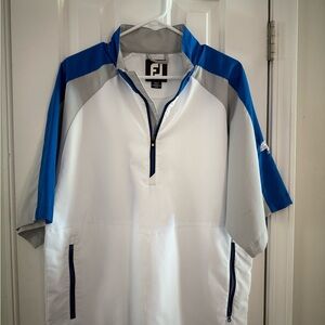 FootJoy Gray and Blue Pullover